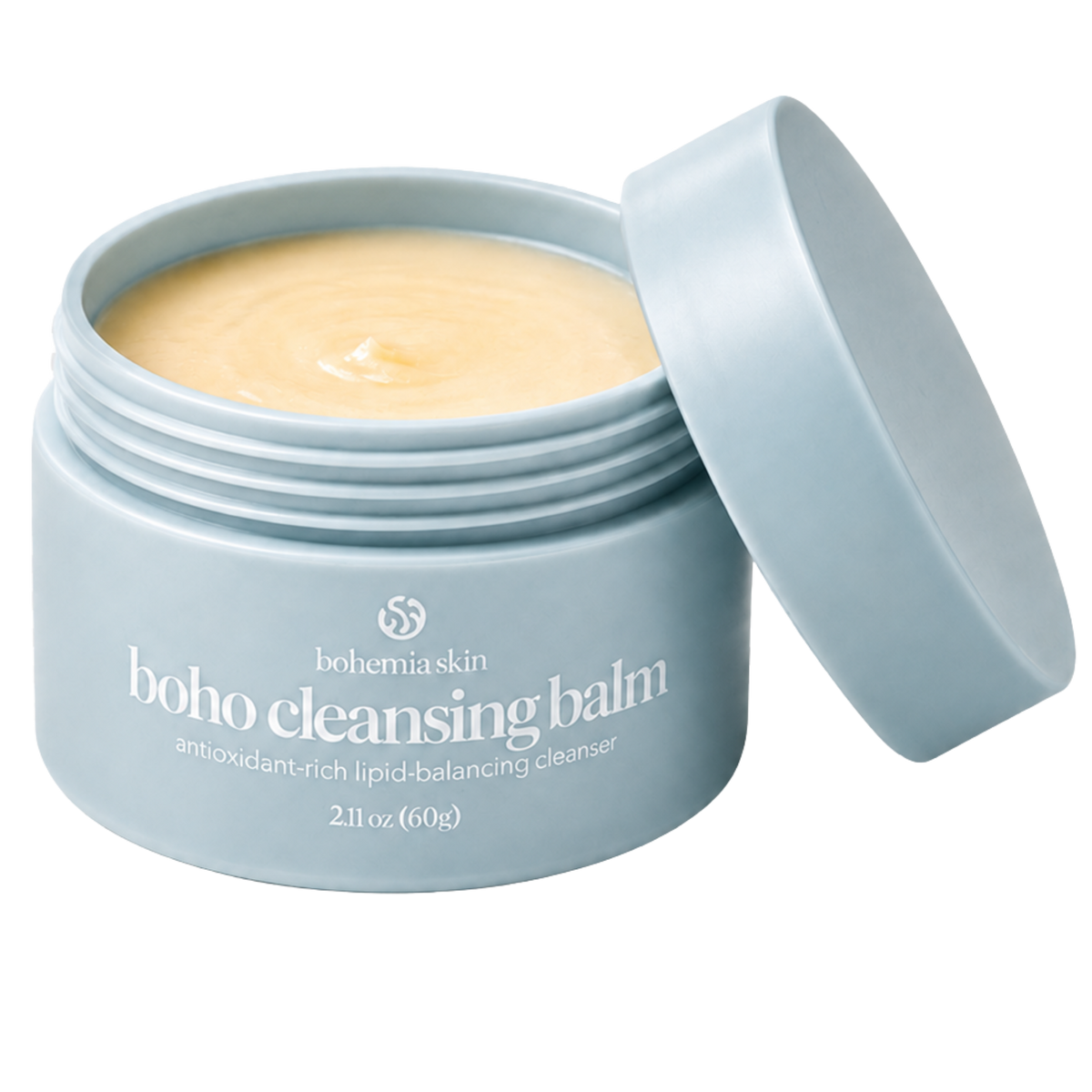 Boho Cleansing Balm jar, makeup and SPF cleanser for sensitive skin