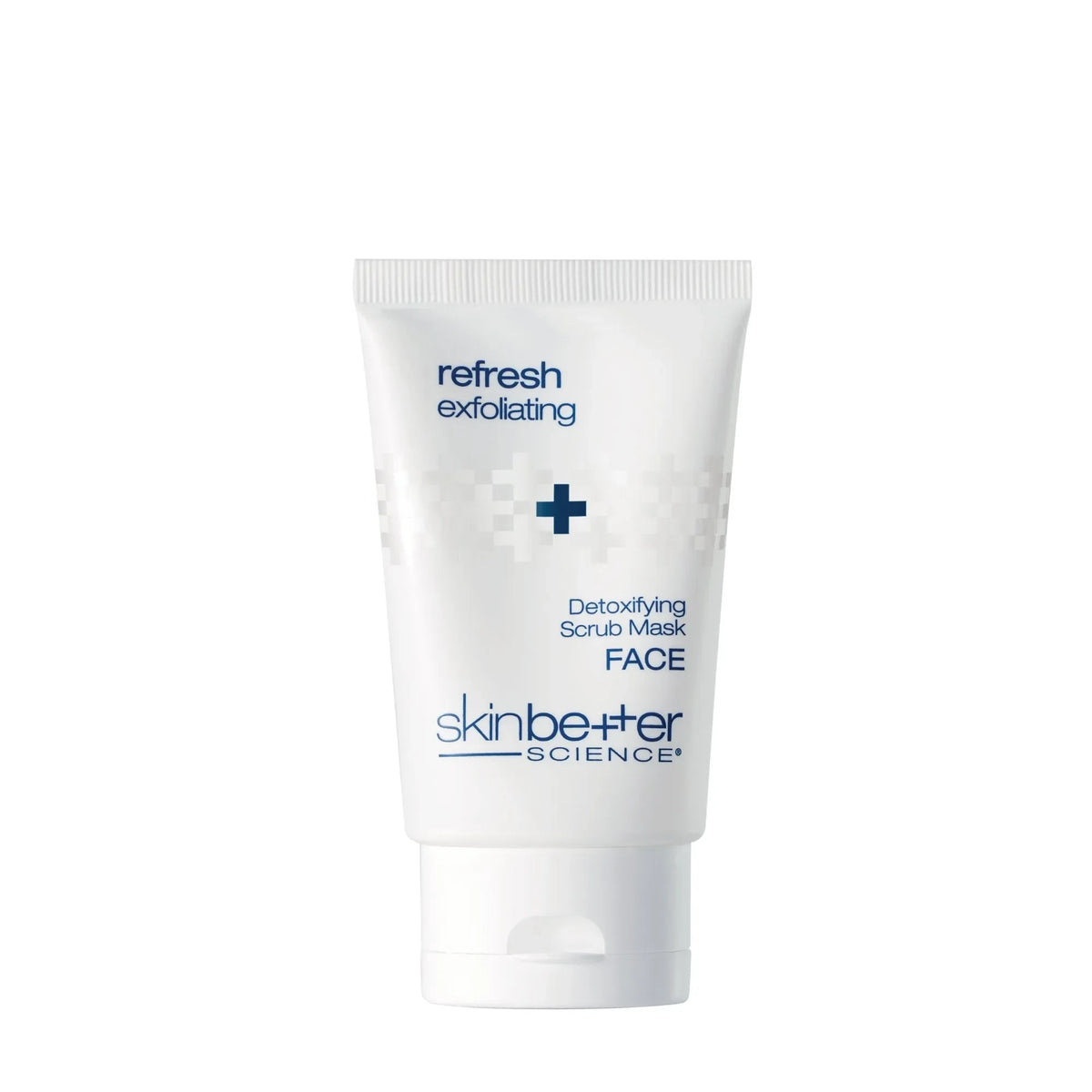 SkinBetter Science Detoxifying Scrub Mask for face, exfoliating skincare product on white background