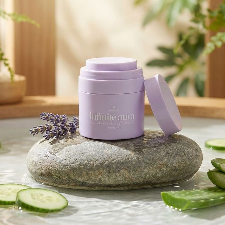 Infinite Aura Banner Stone Lavender Cucumber Aloe Water