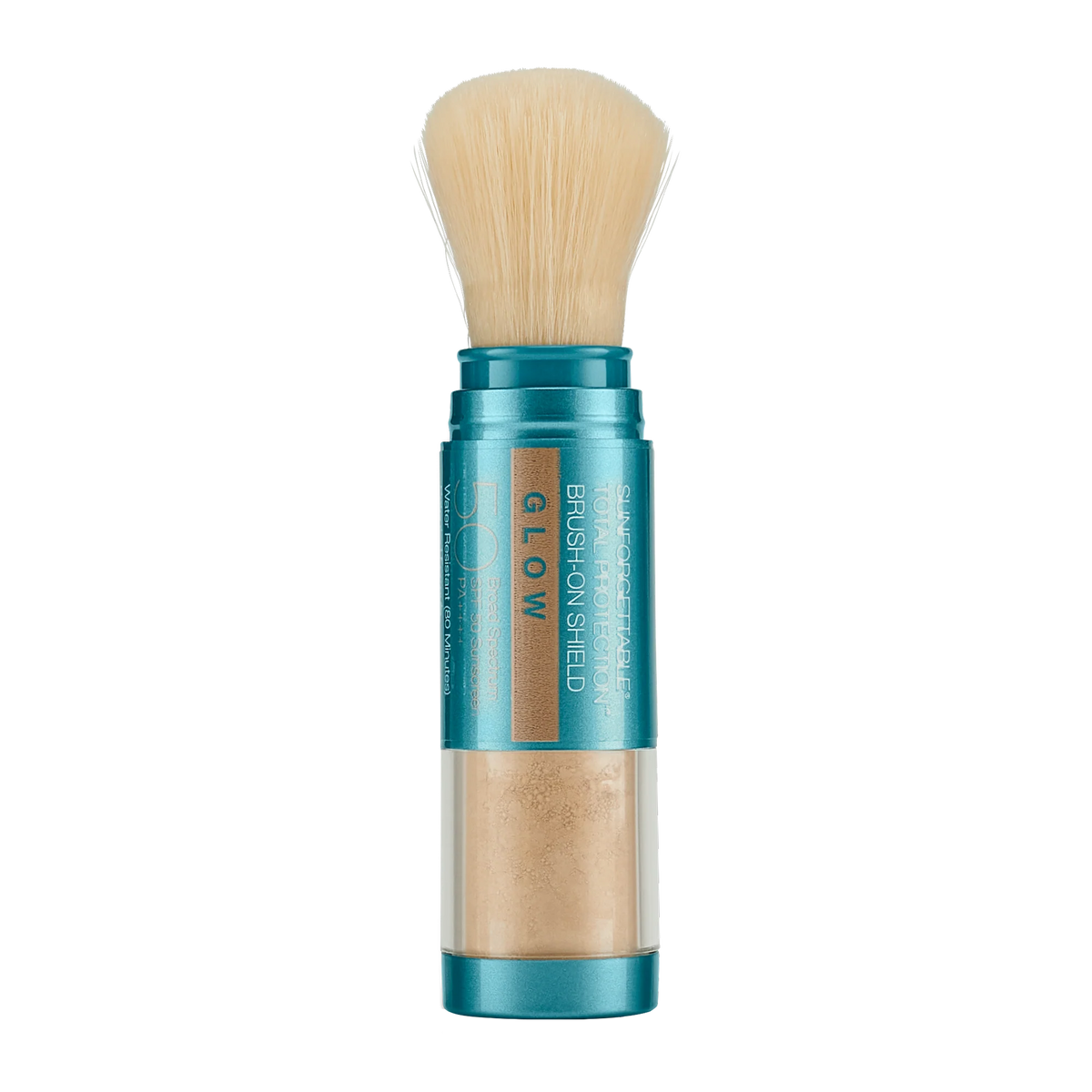 Colorescience Brush-On Shield SPF 50 in Glow, portable mineral sunscreen brush