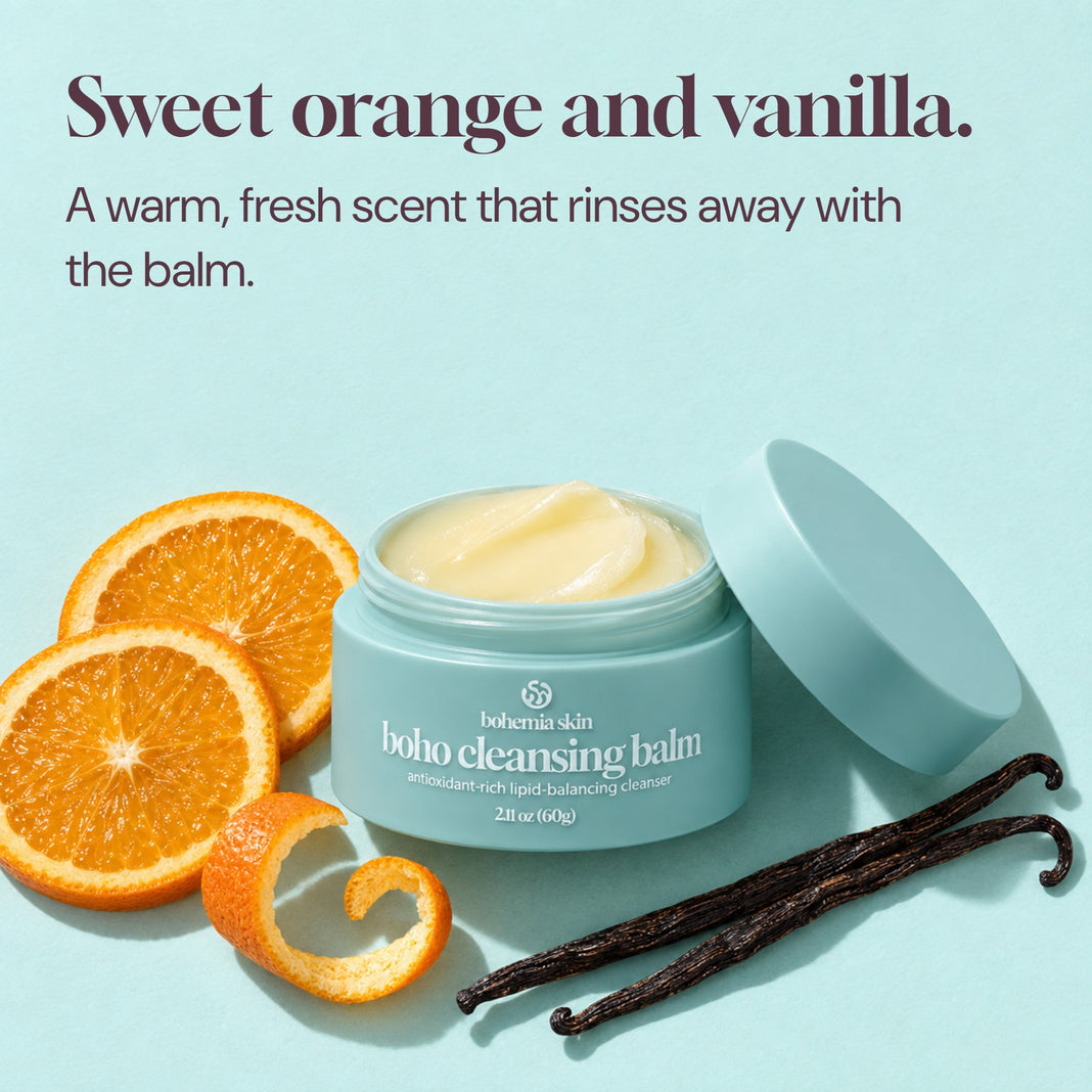 Boho Cleansing Balm with sweet orange and vanilla