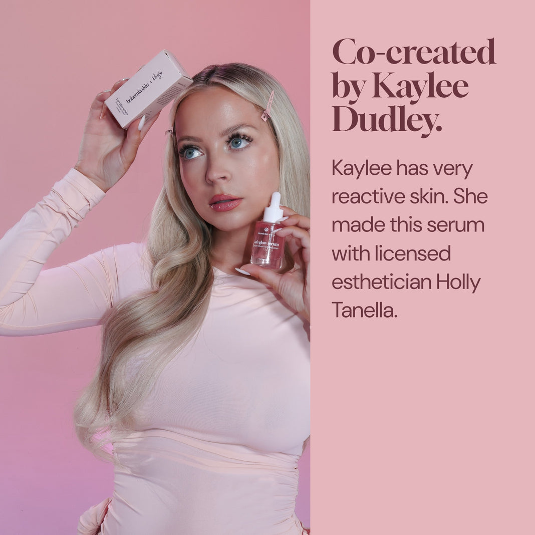 Kaylee Dudley, co-creator of Kay's Glow Oxygen Serum